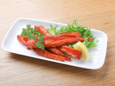 スモークサーモンジャーキー