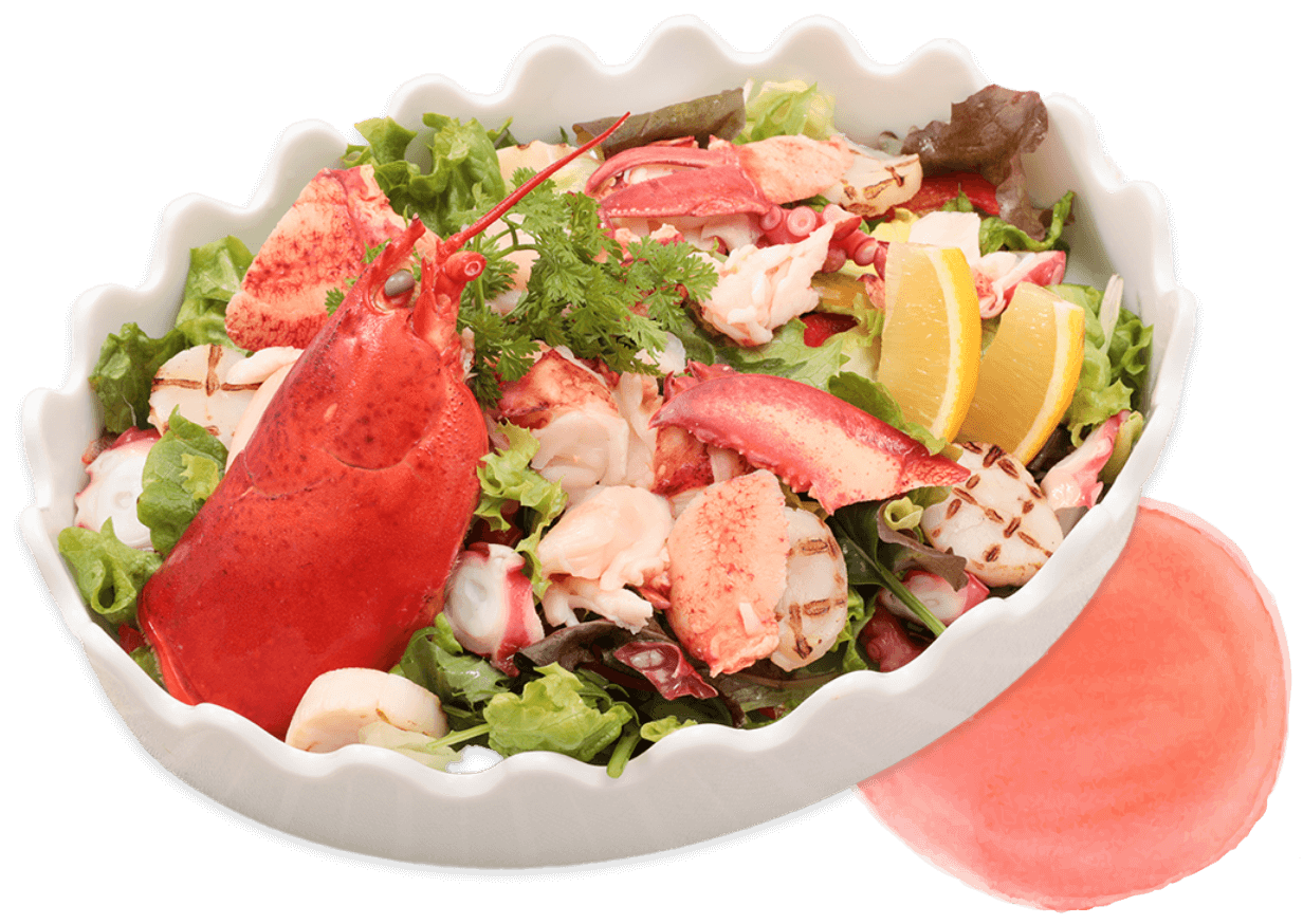 簡単オマール海老のサラダ